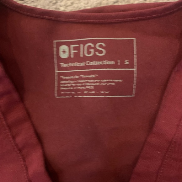 WOMENS FIGS - Maroon Set - Picture 3 of 3